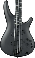 Solidbody e-bass Ibanez SRMS625EX BKF Iron Label - Black flat