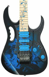 E-gitarre in str-form Ibanez Steve Vai JEM77P BFP Premium - Blue floral pattern