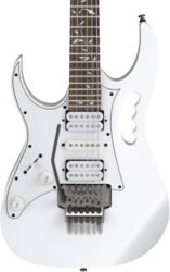 E-gitarre für linkshänder Ibanez Steve Vai JEM-JR Signature Gaucher - White