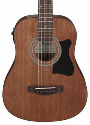 Folk-gitarre Ibanez V44E Mini - Open pore  natural