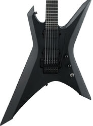 E-gitarre aus metall Ibanez XPTB620 BKF Iron Label - Black flat