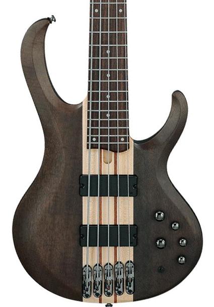 Solidbody e-bass Ibanez Standard BTB605 TGF 5-String - Transparent Gray Flat