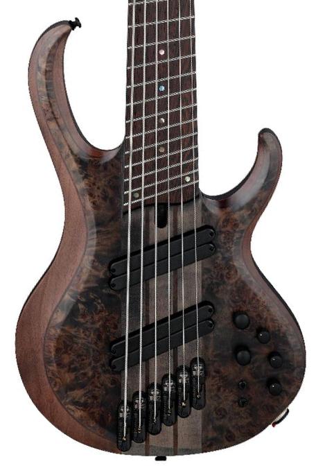 Solidbody e-bass Ibanez Workshop BTB806MS TGF 6-String - Transparent Gray Flat