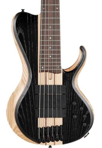 Solidbody e-bass Ibanez Workshop BTB866SC WKL 6-String - Weathered black low gloss
