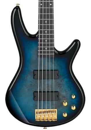 Gio GSR205PC TMU 5-String - Transparent Marine Burst