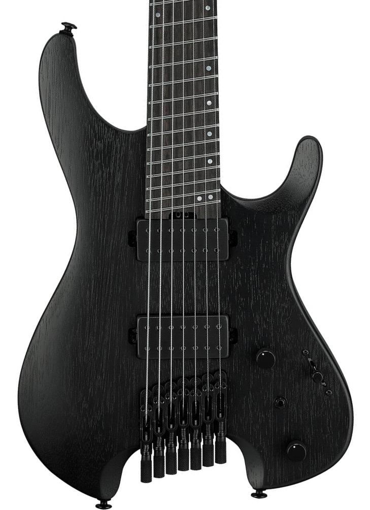 Quest QX527B WK 7-String - weathered black