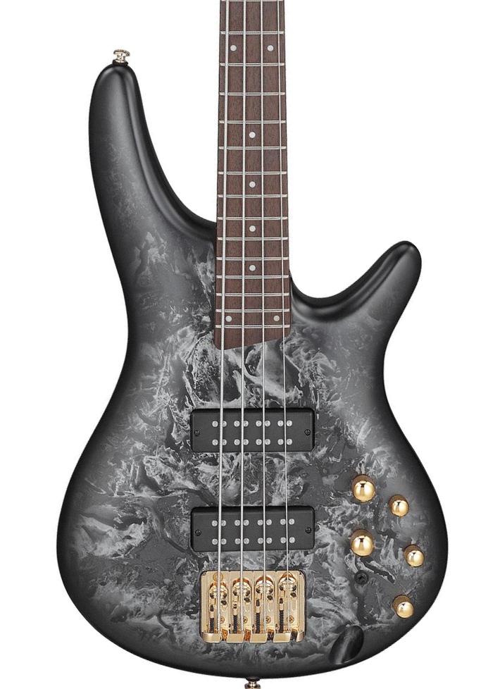 Solidbody e-bass Ibanez SR300EDX BZM Standard - Black ice frozen matte