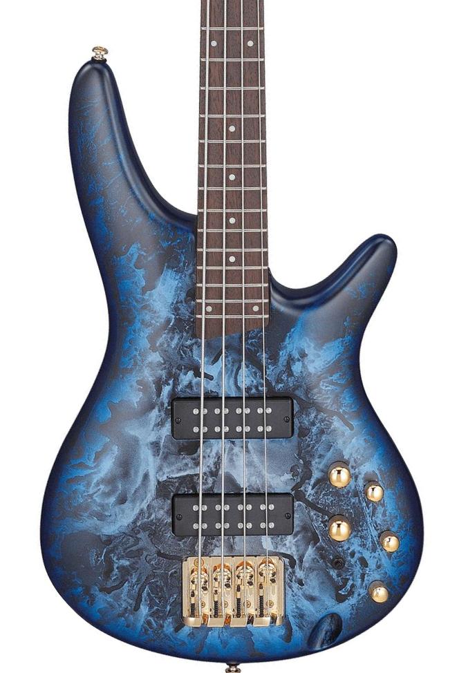 Solidbody e-bass Ibanez SR300EDX CZM Standard - Cosmic blue frozen matte