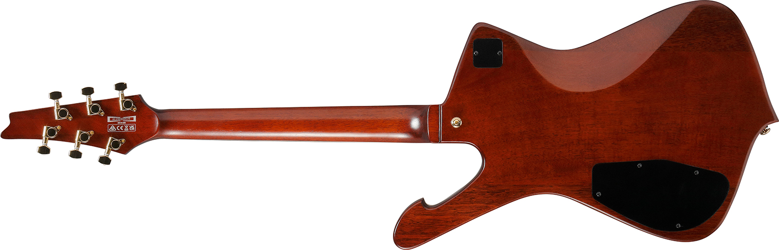 Ibanez Ic420mfm Cml Iceman 2h Ht Mn - Caramel Burst Low Gloss - Retro-Rock-E-Gitarre - Variation 1