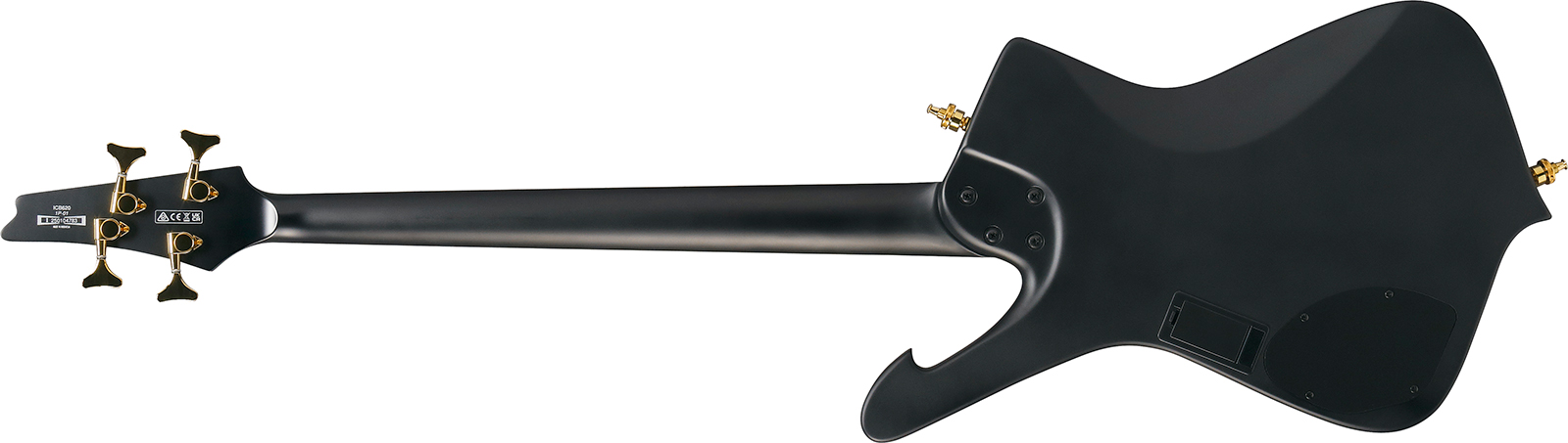 Ibanez Icb620 Bkf Iceman Active Pp - Black Flat - Solidbody E-bass - Variation 1