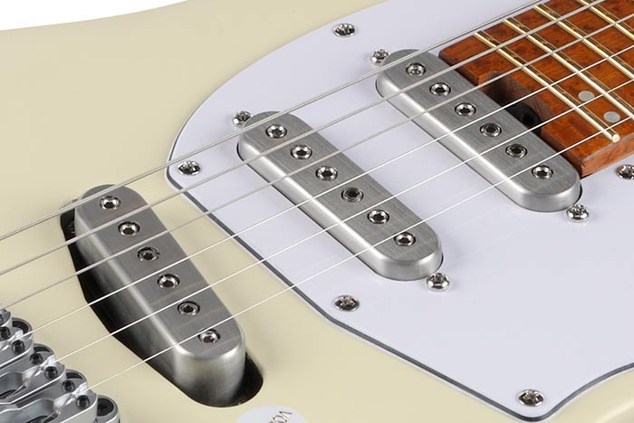 Ibanez Ichika Nito Ichi10 Vwm Quest Signature 3s Ht Mn - Vintage White Matte - E-Gitarre aus Metall - Variation 4