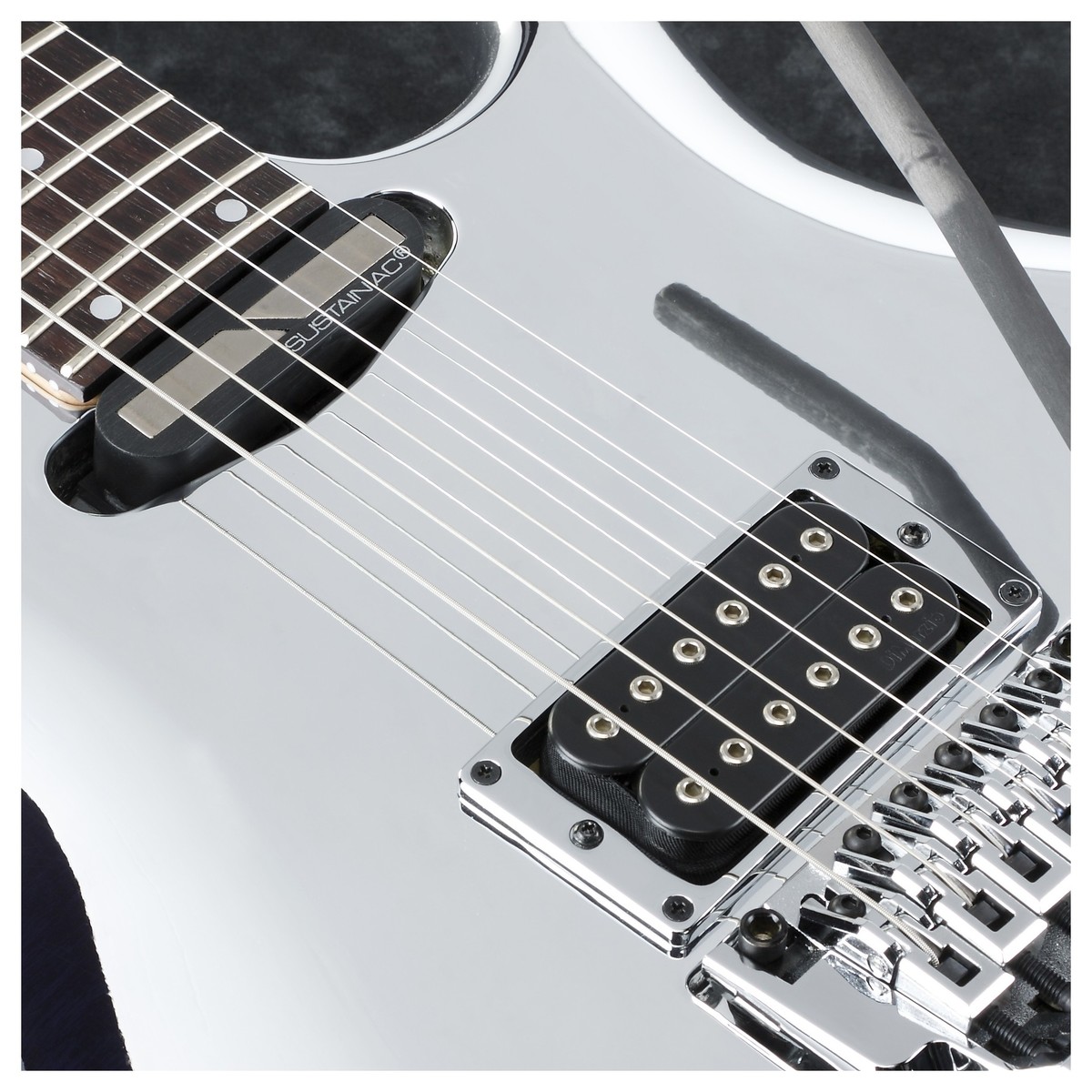 Ibanez Joe Satriani Js1cr Signature Japon H Sustainiac Fr Rw - Chrome Boy - Double Cut E-Gitarre - Variation 2