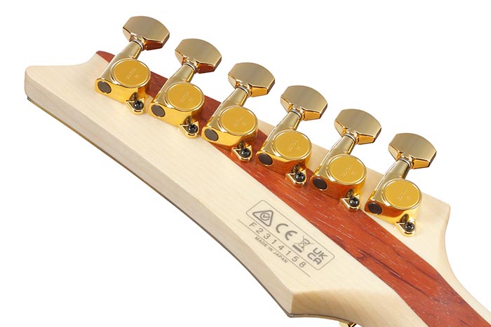 Ibanez Joe Satriani Js1gd Jap Signature 1h Sustainiac Fr Rw - Gold - E-Gitarre in Str-Form - Variation 6