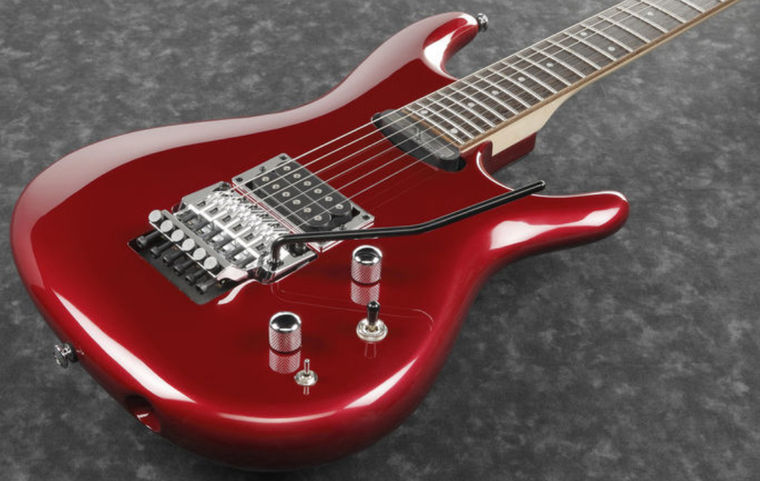 Ibanez Joe Satriani Js240ps Ca Signature Hst Dimarzio Sustainiac Fr Pp - Candy Apple - E-Gitarre in Str-Form - Variation 2