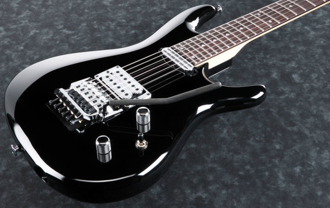 Ibanez Joe Satriani Js2450 Mcb Prestige Japan  Hh Dimarzio Fr Rw - Muscle Car Black - E-Gitarre in Str-Form - Variation 2