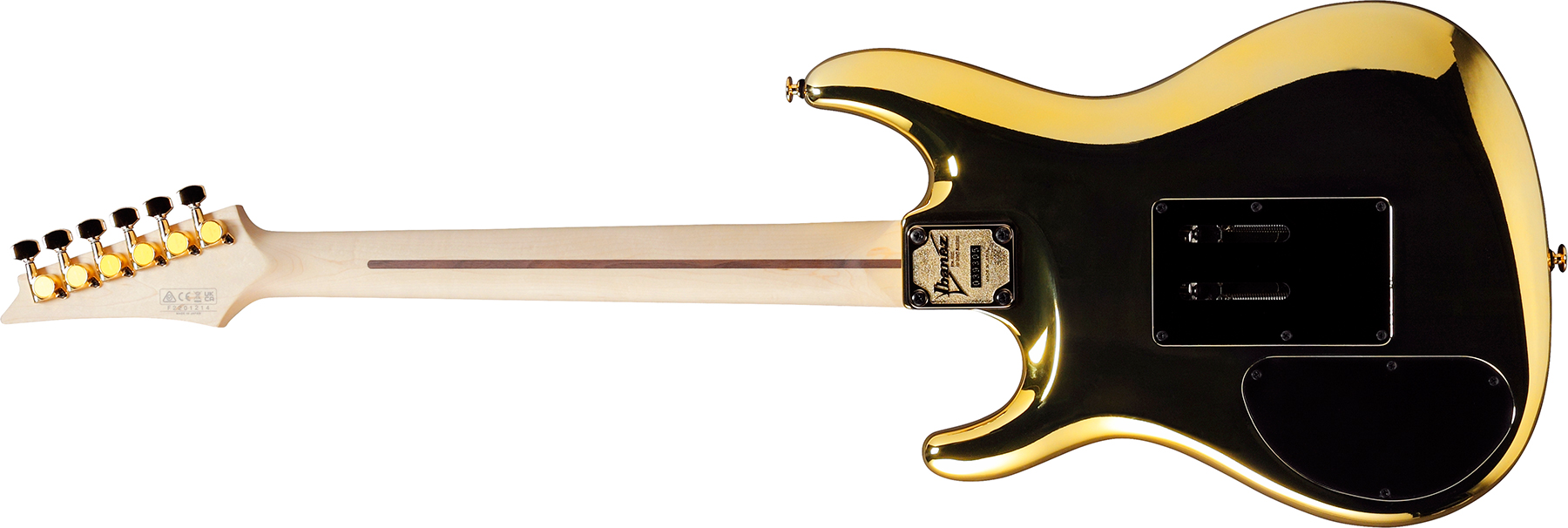 Ibanez Joe Satriani Js2gd Jap Signature 2h Dimarzio Fr Rw - Gold - E-Gitarre in Str-Form - Variation 1