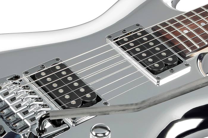 Ibanez Joe Satriani Js3cr Signature Japon - Matte Chrome - E-Gitarre in Str-Form - Variation 1