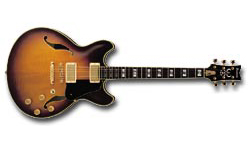 Ibanez John Scofield Jsm100 Vt Prestige Japon Signature Hh Ht Eb - Vintage Sunburst Vt - Semi-Hollow E-Gitarre - Variation 1