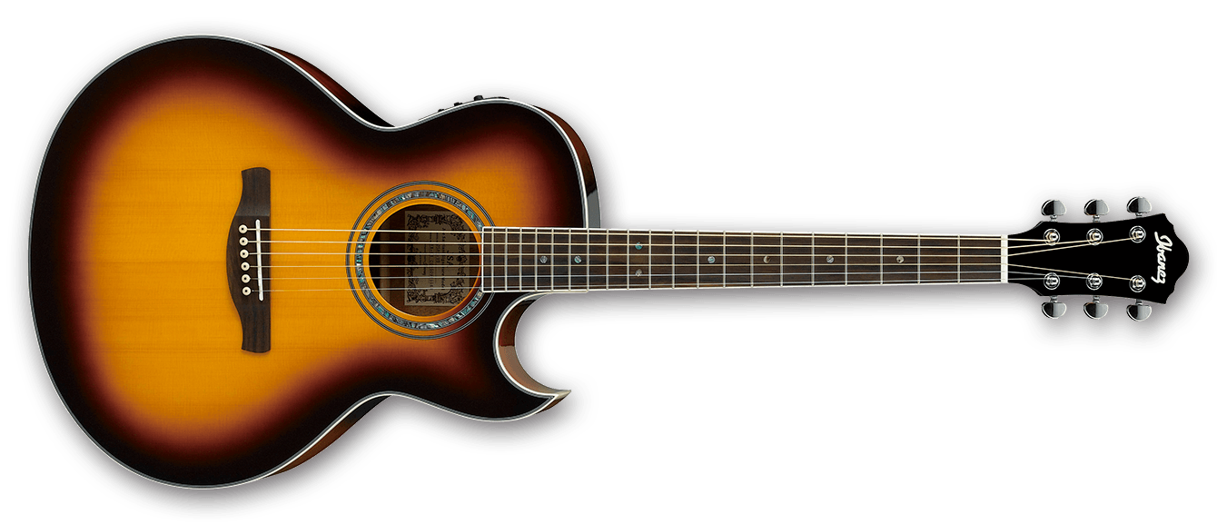 Ibanez Joe Satriani Jsa5 Vb Cw Epicea Acajou Rw - Vintage Sunburst - Westerngitarre & electro - Variation 1