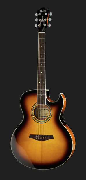 Ibanez Joe Satriani Jsa5 Vb Cw Epicea Acajou Rw - Vintage Sunburst - Westerngitarre & electro - Variation 3