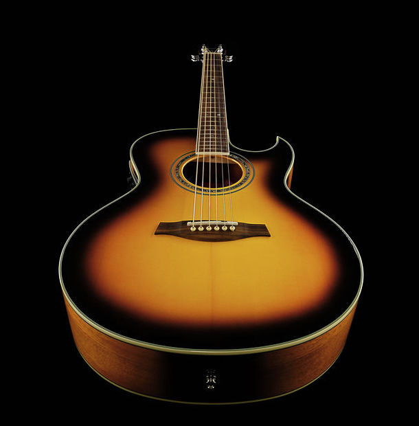 Ibanez Joe Satriani Jsa5 Vb Cw Epicea Acajou Rw - Vintage Sunburst - Westerngitarre & electro - Variation 5