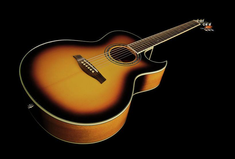 Ibanez Joe Satriani Jsa5 Vb Cw Epicea Acajou Rw - Vintage Sunburst - Westerngitarre & electro - Variation 7