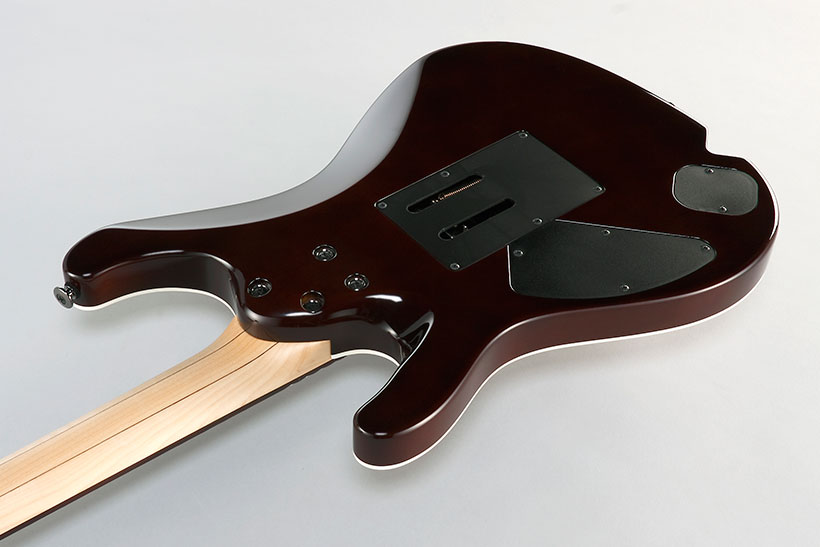 Ibanez Kiko Loureiro Kiko100 Trr Prestige Jap Signature Hsh Fr Rw - Transparent Red Ruby - E-Gitarre in Str-Form - Variation 3