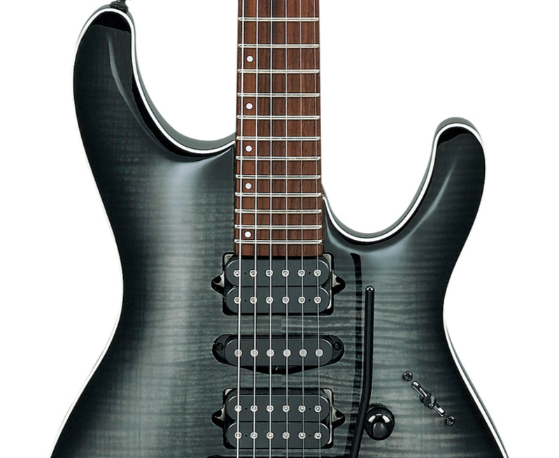 Ibanez Kiko Loureiro Kiko10bp Tgb Premium Signature Hsh Fr Pp - Trans Gray Burst - E-Gitarre in Str-Form - Variation 2