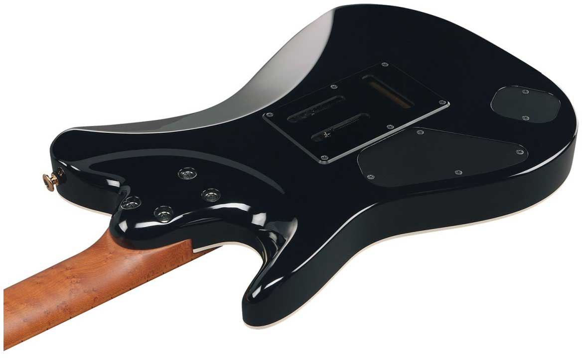 Ibanez Lari Basilio Lb1 Bk Jap Signature Hss Trem Mn - Black - Signature-E-Gitarre - Variation 3
