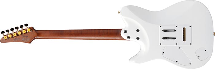 Ibanez Lari Basilio Lb1 Wh Jap Signature Hss Trem Mn - White - E-Gitarre in Teleform - Variation 1