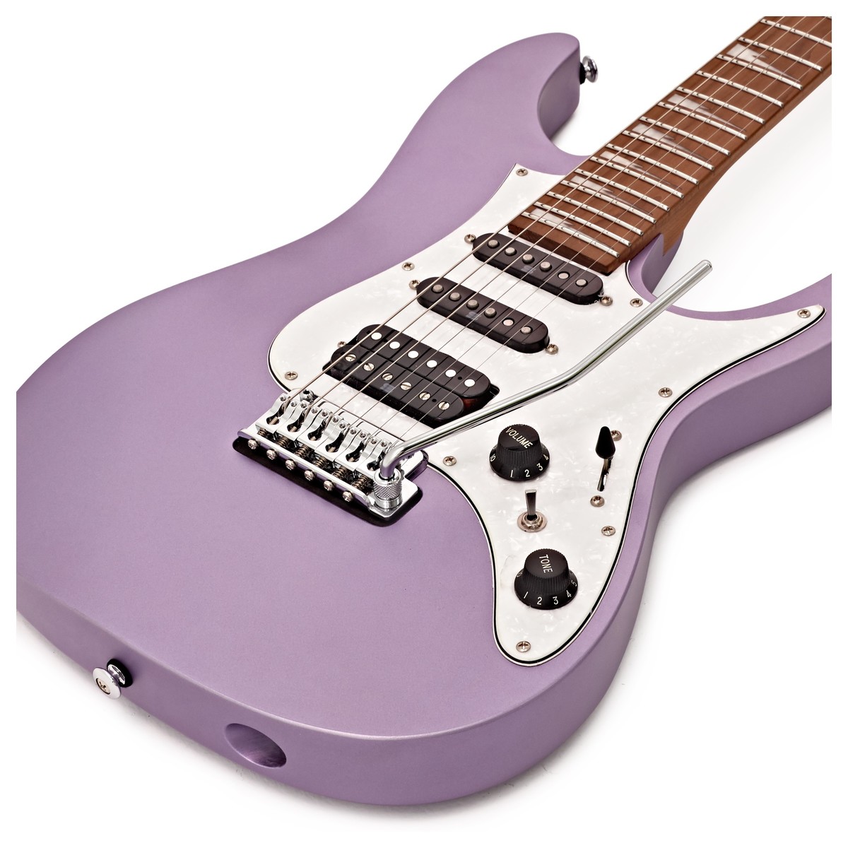 Ibanez Mario Camarena Mar10 Lmm Premium Signature Hss Trem Mn +housse - Lavender Metallic Matte - E-Gitarre in Str-Form - Variation 3
