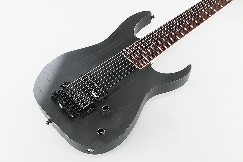 Ibanez Marten Hagstrom Meshuggah M80m Wk Signature H Ht Jat - Weathered Black - E-Gitarre in Str-Form - Variation 1