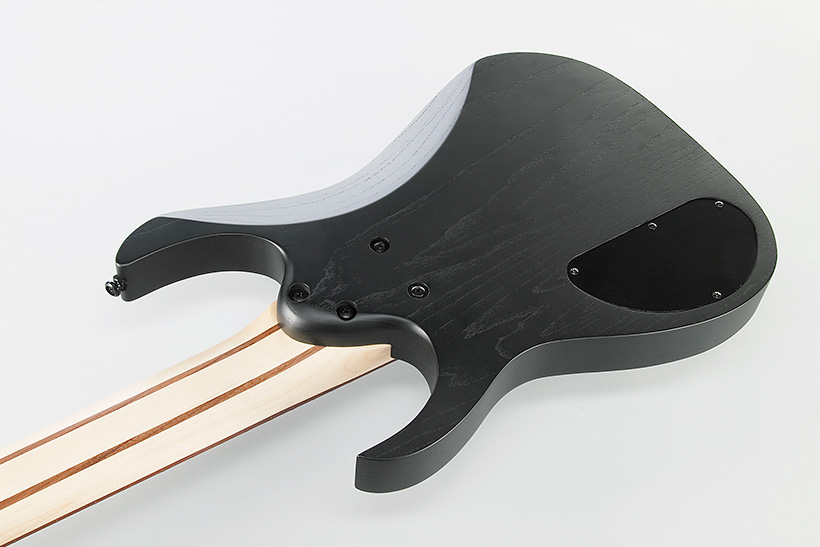 Ibanez Marten Hagstrom Meshuggah M80m Wk Signature H Ht Jat - Weathered Black - E-Gitarre in Str-Form - Variation 2