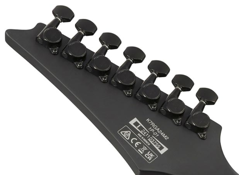 Ibanez Munky Apex K7yin Signature 7c 2h Dimarzio Fr Eb - Black - Signature-E-Gitarre - Variation 5