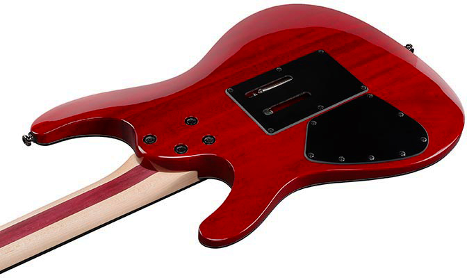 Ibanez Nita Strauss Jiva10r Trc Signature Hsh Dimarzio Fr Eb - Torch Red - E-Gitarre in Str-Form - Variation 4