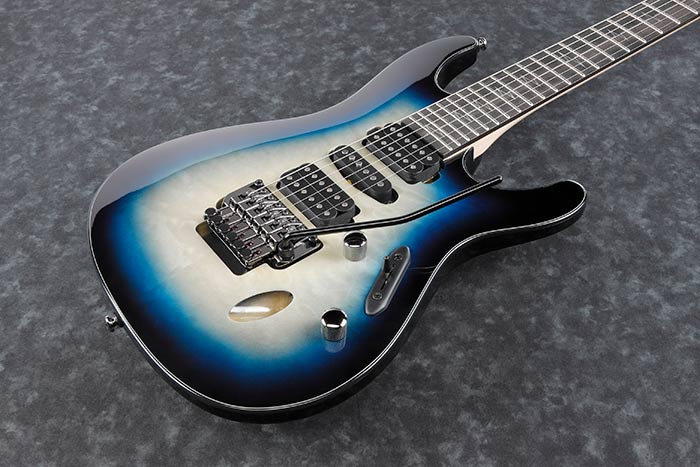 Ibanez Nita Strauss Jivajr Dse Signature Hsh Fr Eb - Deep Sea Blonde - E-Gitarre in Str-Form - Variation 1