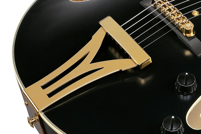 Ibanez Pat Metheny Pm3c Bkl Signature 1s Ht Eb - Black Low Gloss - Hollowbody E-Gitarre - Variation 4