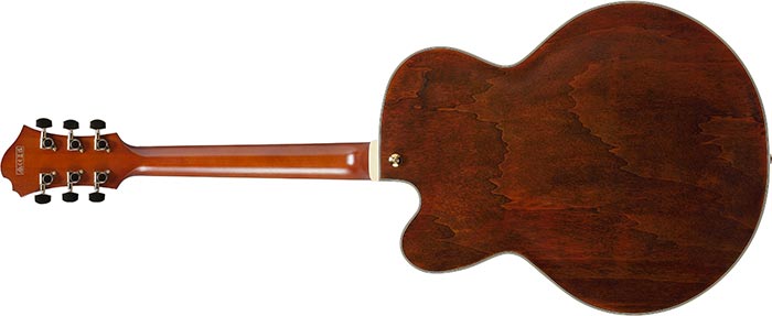 Ibanez Pat Metheny Pm3c Nal Signature 1s Ht Eb - Natural Amber Low Gloss - Hollowbody E-Gitarre - Variation 1