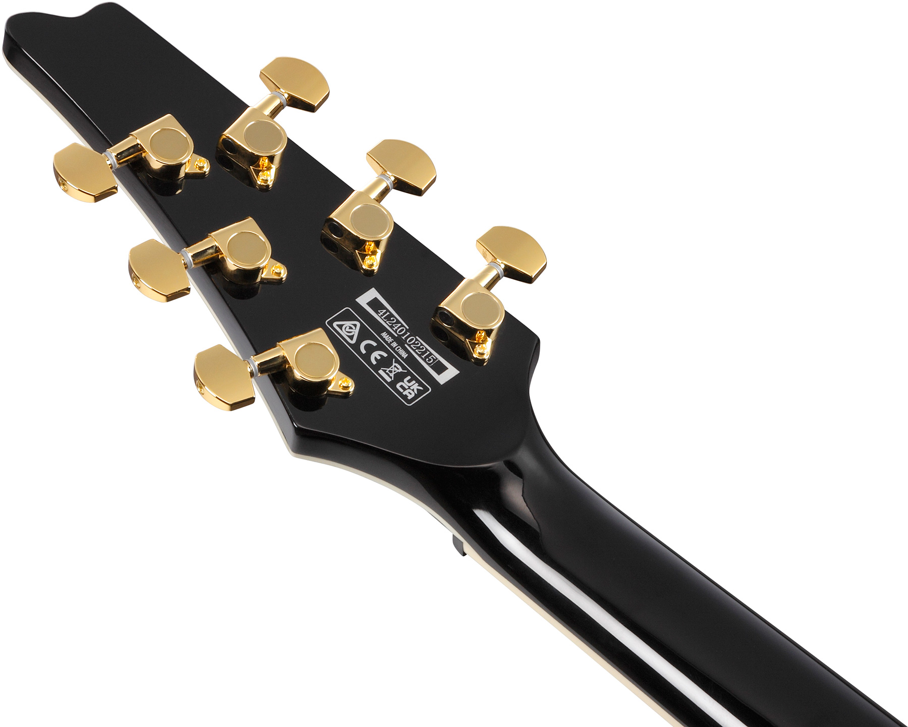 Ibanez Paul Gilbert Frm350 Bk Signature 2h Ht Eb - Black - Signature-E-Gitarre - Variation 6