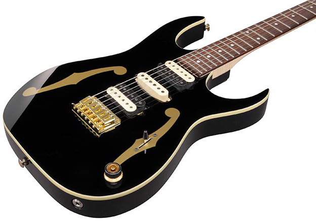 Ibanez Paul Gilbert Pgm50 Bk Premium Signature Hsh Dimarzio Ht Rw - Black - Signature-E-Gitarre - Variation 2