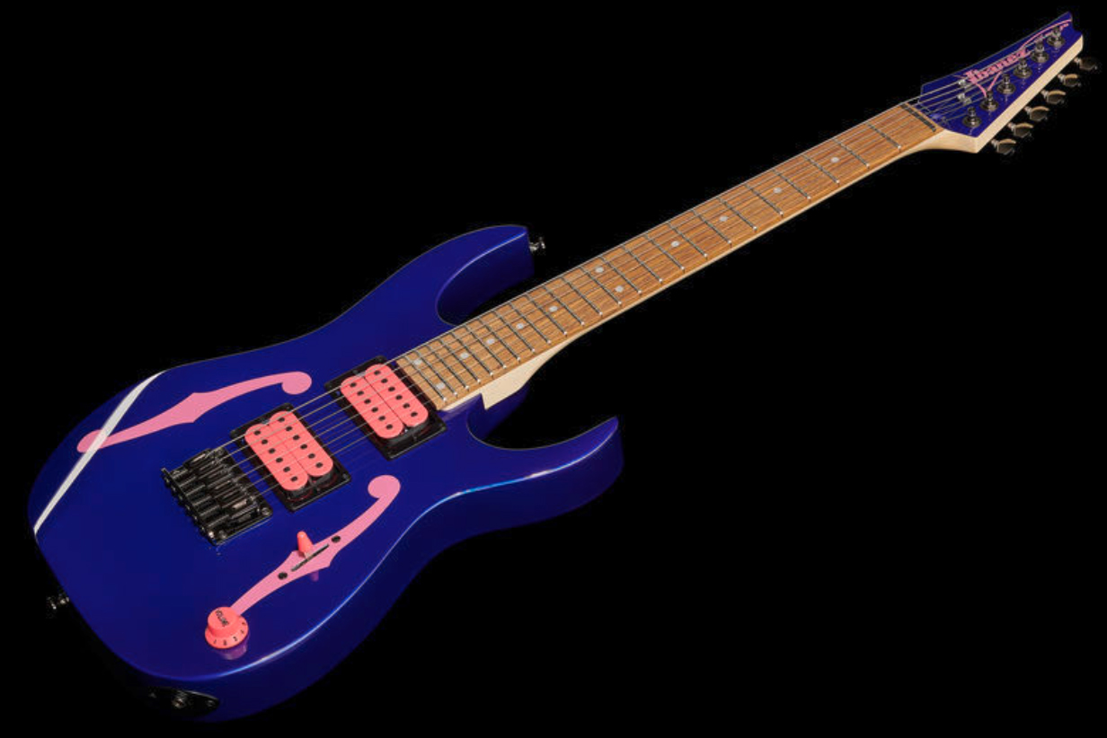 Ibanez Paul Gilbert Pgmm11 Jb Signature 3/4 Hh Ht Jat - Jewel Blue - E-Gitarre für Kinder - Variation 1