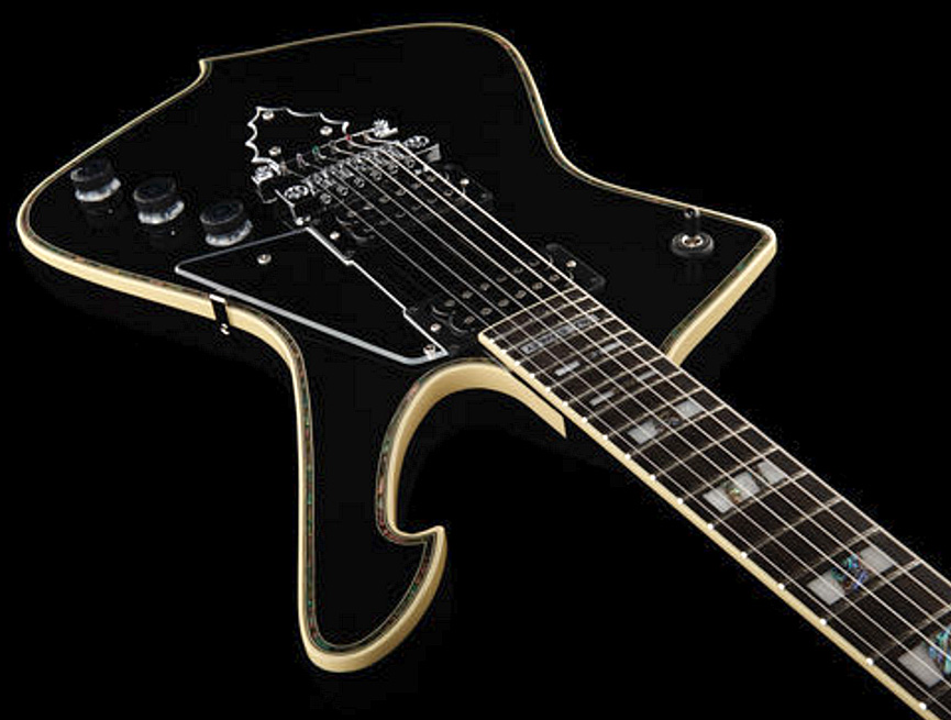 Ibanez Paul Stanley Ps10 Bk Japon Signature Hh Seymour Duncan Ht Eb - Black - E-Gitarre aus Metall - Variation 2