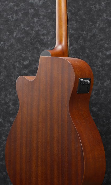 Ibanez Pc12mhce Opn Pf Series Grand Concert Cw Tout Sapele Nan - Open Pore Natural - Elektroakustische Gitarre - Variation 1