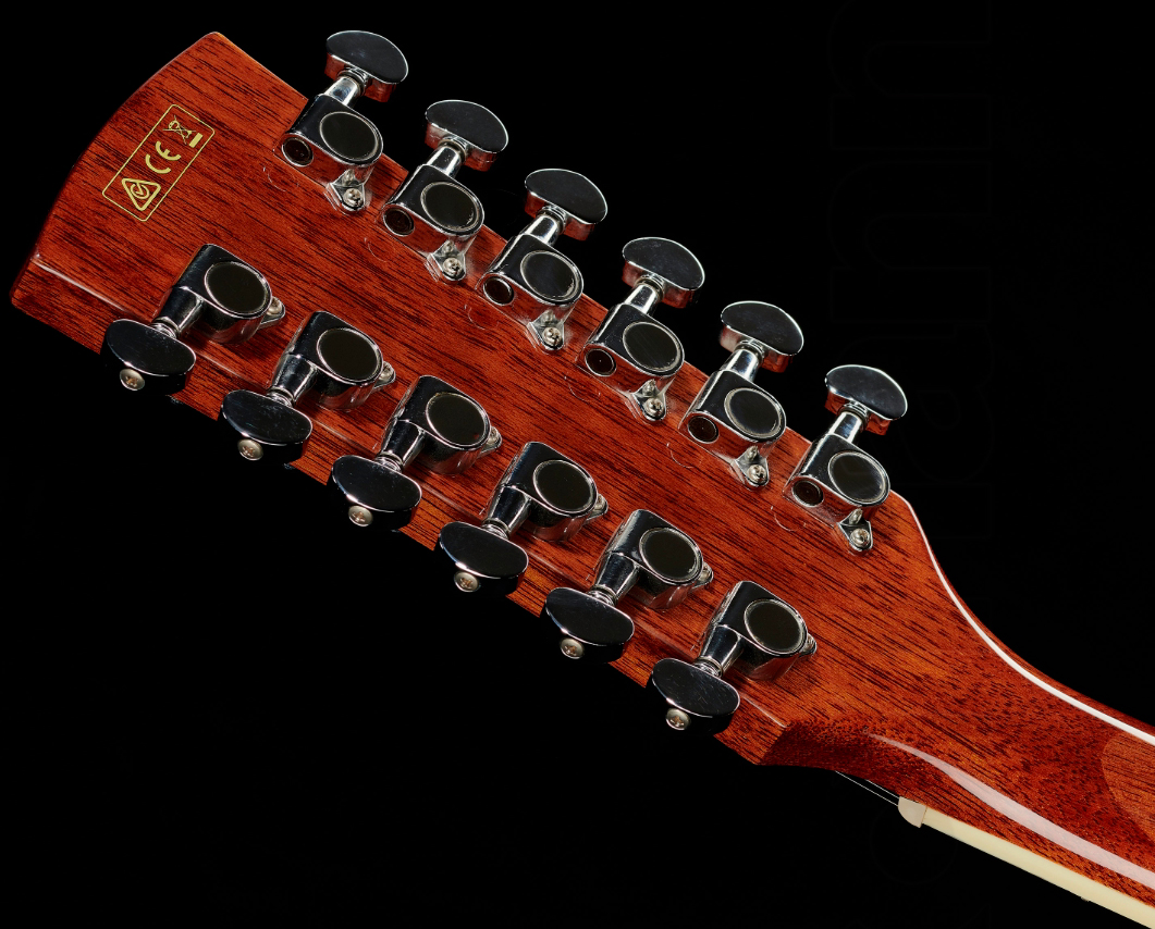 Ibanez Pf1512ece Nt Performance Dreadnought Cw 12c Epicea Acajou Lau - Natural - Folk-Gitarre - Variation 5