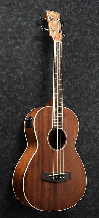 Ibanez Pnb14e Opn Parlor Tout Acajou Il - Natural - Akustische Bass - Variation 1