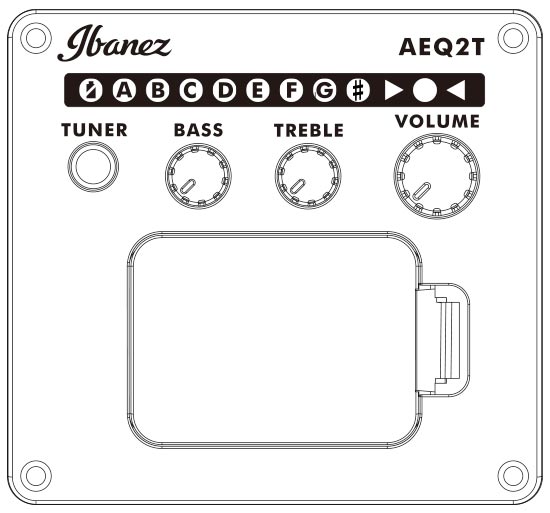 Ibanez Pnb14e Opn Parlor Tout Acajou Il - Natural - Akustische Bass - Variation 4