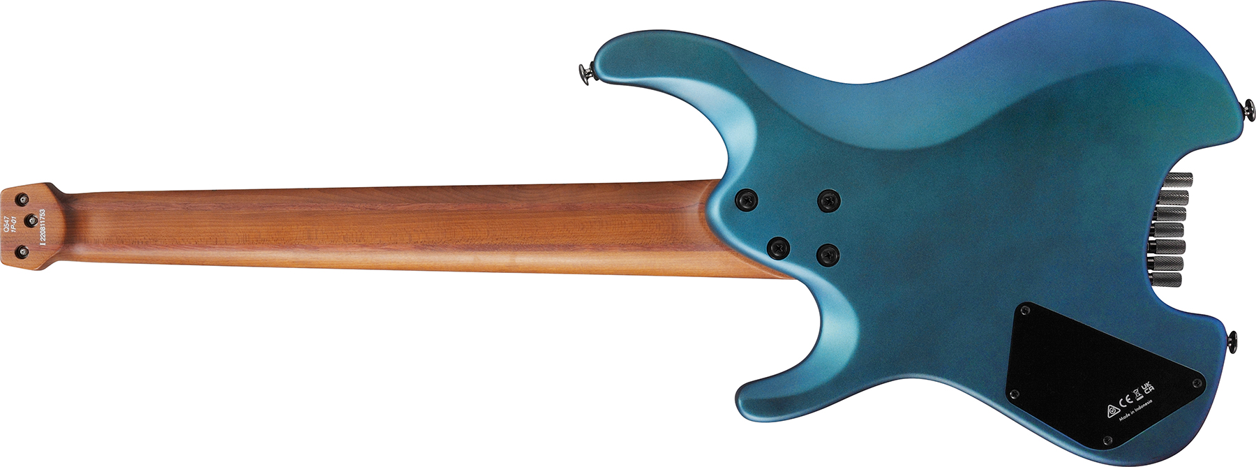 Ibanez Q547 Bmm Quest 7c Hss Ht Mn - Blue Chameleon Metallic Matte - 7-saitige E-Gitarre - Variation 1