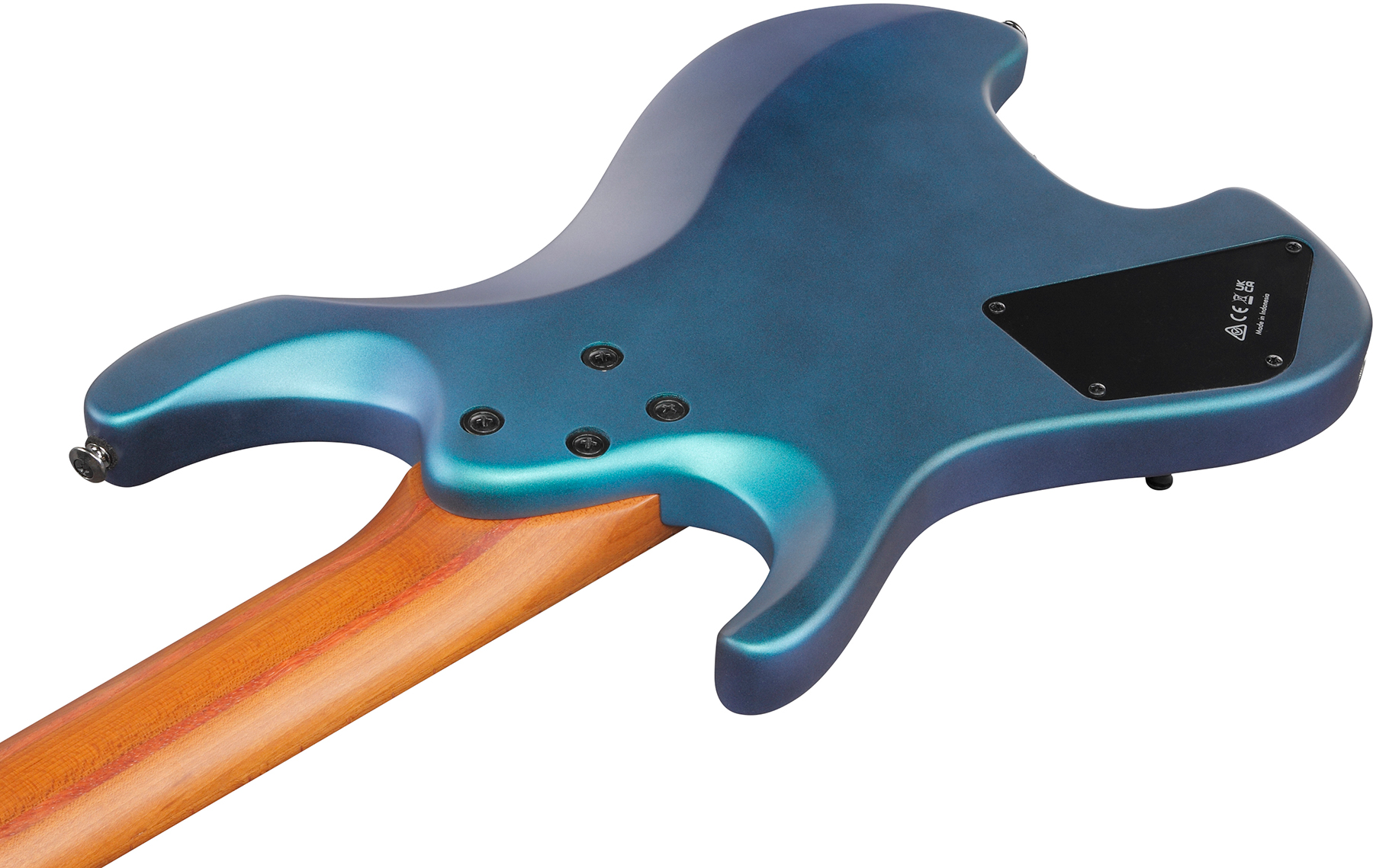 Ibanez Q547 Bmm Quest 7c Hss Ht Mn - Blue Chameleon Metallic Matte - 7-saitige E-Gitarre - Variation 3