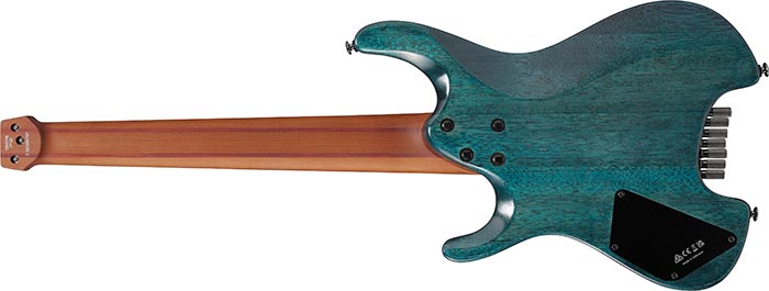 Ibanez Q547pb Col Quest Standard 7c Hss Ht Mn - Cosmic Blue Low Gloss - Elektrische Reisegitarre - Variation 1
