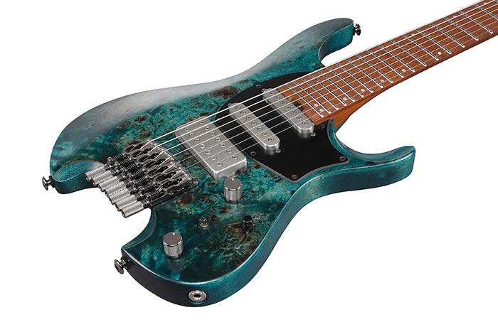 Ibanez Q547pb Col Quest Standard 7c Hss Ht Mn - Cosmic Blue Low Gloss - Elektrische Reisegitarre - Variation 2